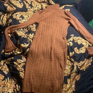 Turtle neck dress